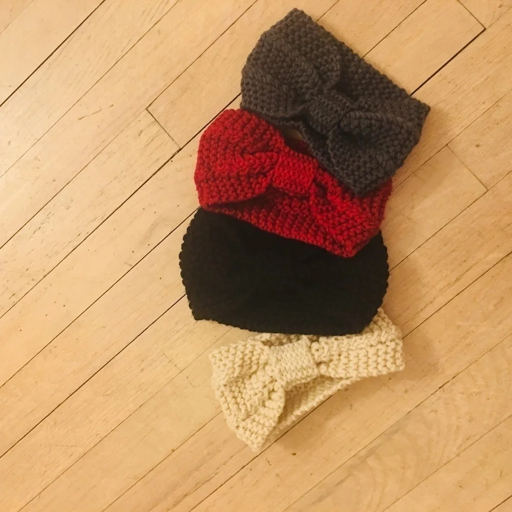 SALE! Knot Headwrap In 4 Winter Colors